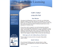Tablet Screenshot of lakepointelic.com